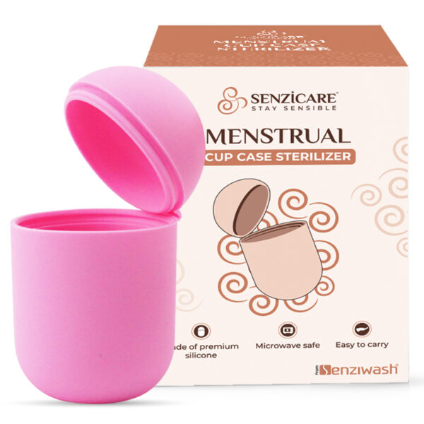 Senzicare Menstrual Cup Sterilizer Case – Pink