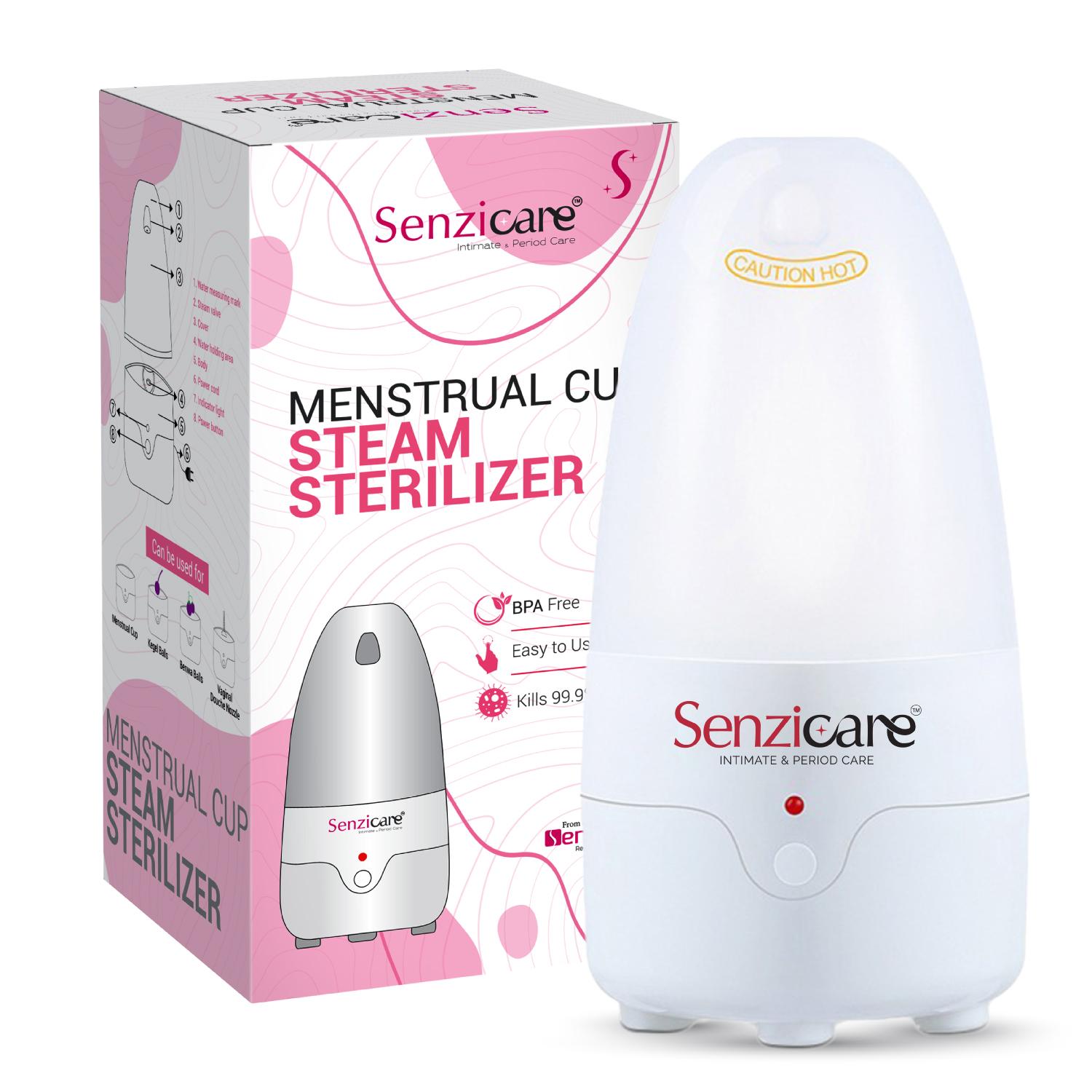 Menstrual cup Steam sterilizer (Electric) - Senzicare