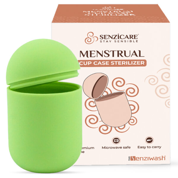 Senzicare Menstrual Cup Sterilizer Case – Green