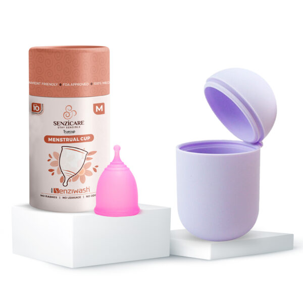 Sterilizer Case With Reusable Menstrual Cup by Senzicare