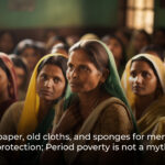 Toilet paper, old cloths, and sponges for menstrual protection; Period poverty is not a myth