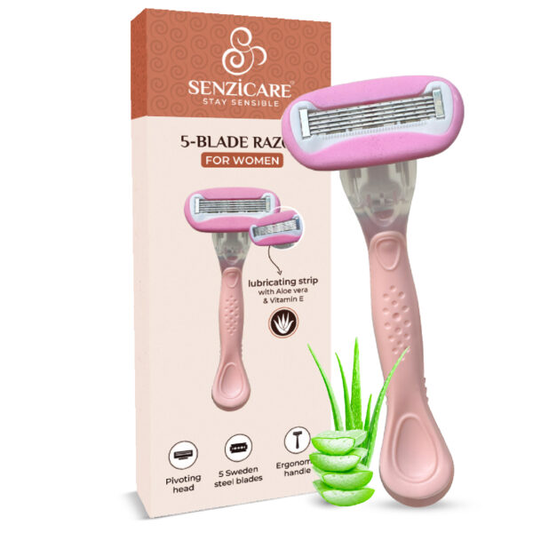 Senzicare 5-Blade Body Razor for Women